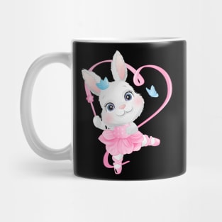 Cute little bunny with ballerina Mug